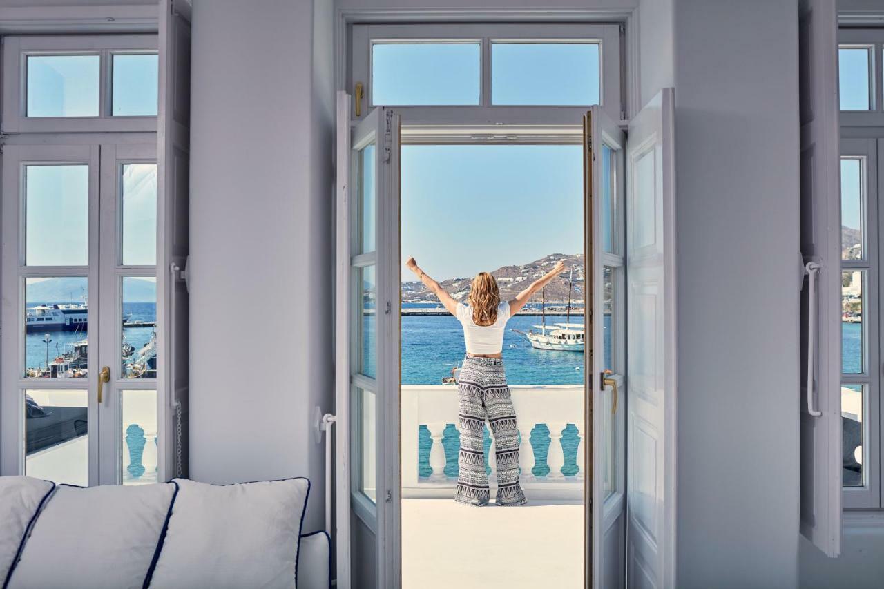 Villa Kampani Sea View Villa Mykonos Town ภายนอก รูปภาพ