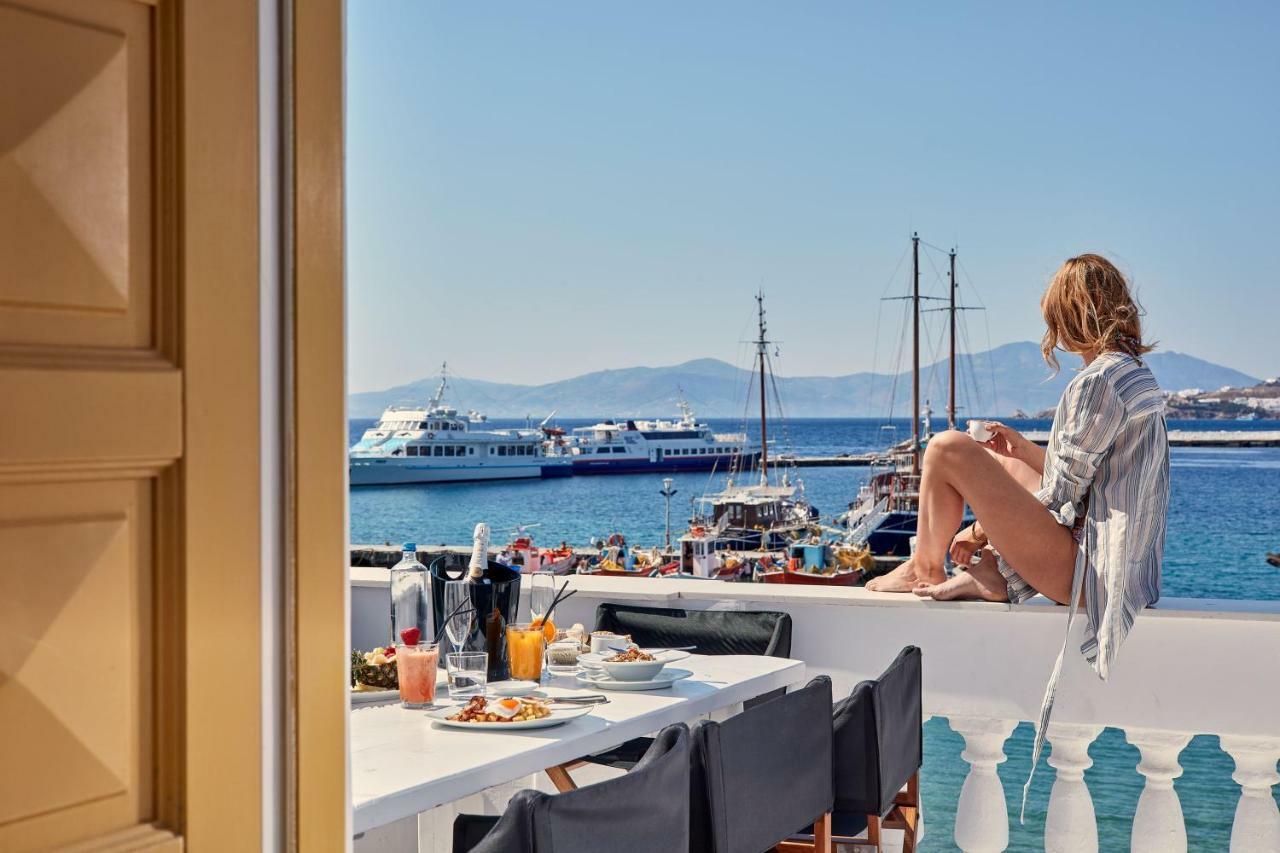 Villa Kampani Sea View Villa Mykonos Town ภายนอก รูปภาพ